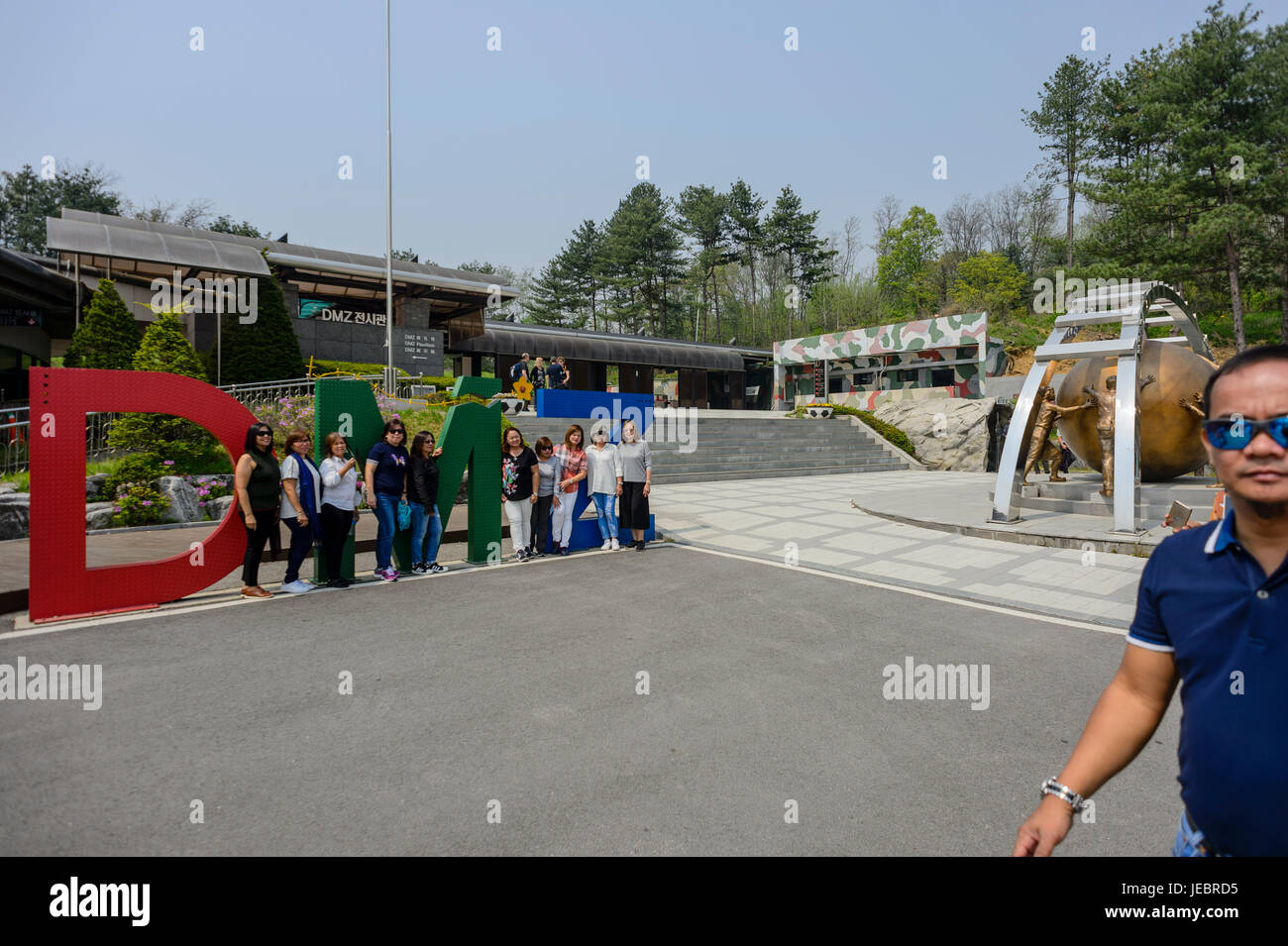 Koreanische Demilitarized Zone (DMZ) Stockfoto