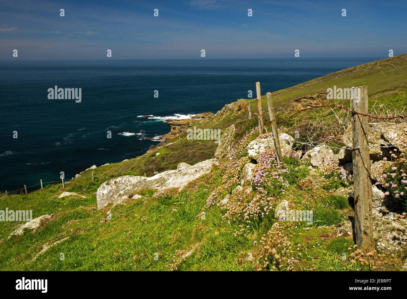 Landschaft in Cornwall, Großbritannien, Landschaft in Cornwall, Grossbritannien Stockfoto