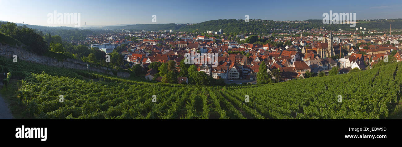 Deutschland, Baden-Wurttemberg, Neckartal, Esslingen, Stockfoto