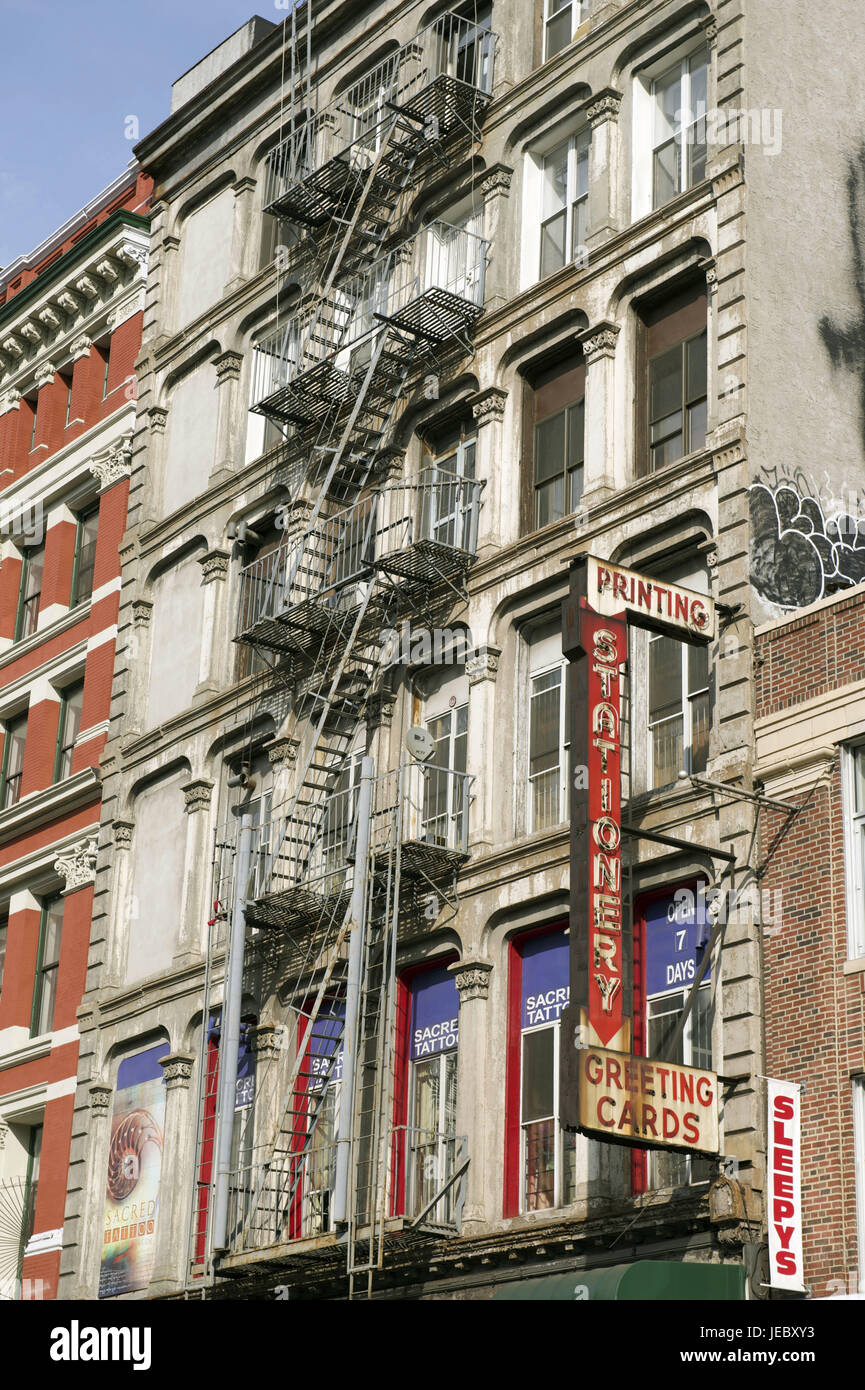 USA, Amerika, New York, Manhattan Soho, stationären speichern, Stockfoto