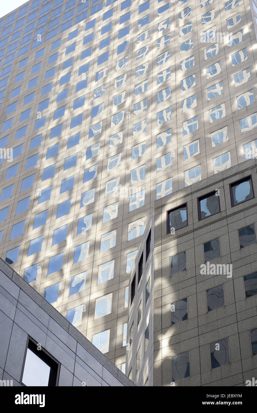 USA, Amerika, New York, Manhattan, World Financial Center in der Sonne, Stockfoto