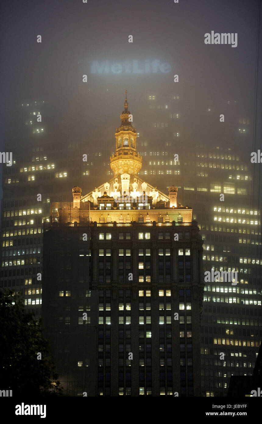 USA, Amerika, New York, Manhattan, Park Avenue, alte Grand Central Station, Pan Am, das Gebäude im Hintergrund, Stockfoto