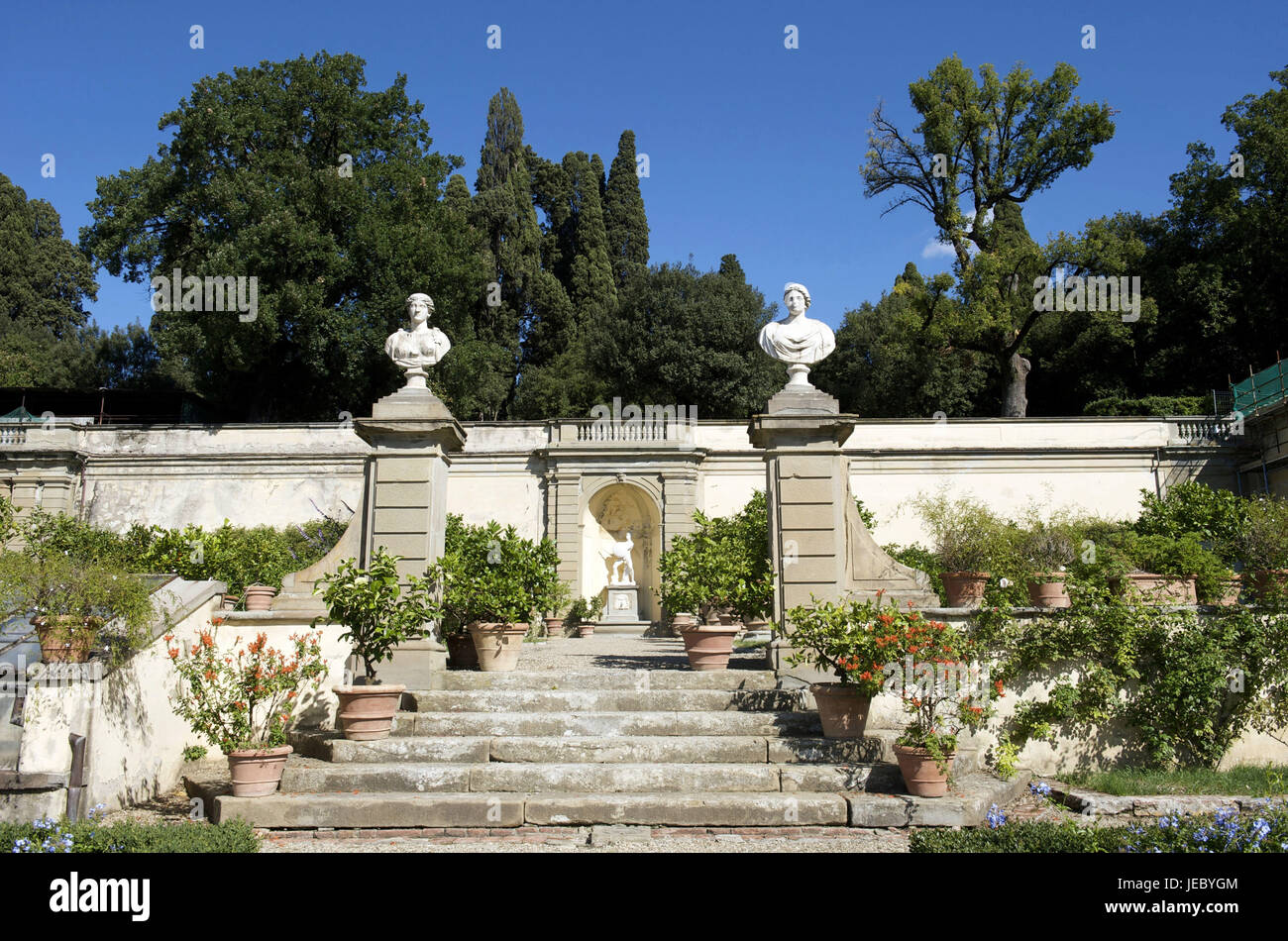 Italien, Toskana, Region Florenz, Villa Medici von Castello, Garten, Stockfoto