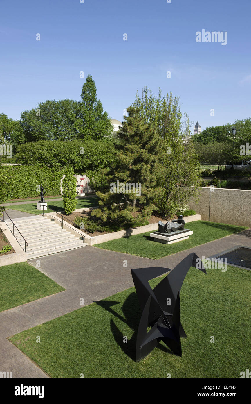 USA, Amerika, Washington, D.C. Hirshhorn Museum und Skulpturengarten, Stockfoto