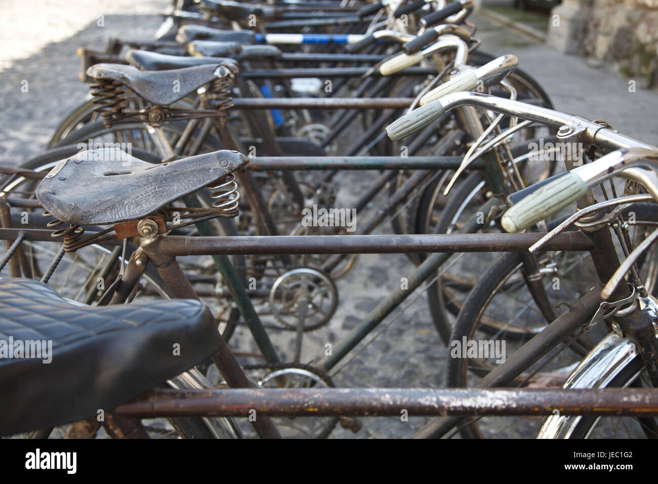 Guatemala, Antigua Guatemala, Fahrräder, Alto, Stockfoto