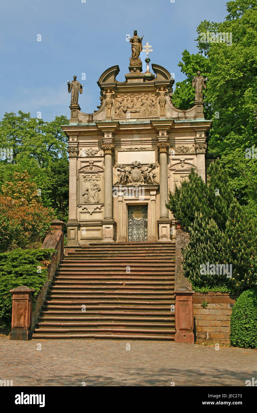 Deutschland, Baden-Wurttemberg, Rastatt, Einsiedelner Band, außen, 1717, Einsiedler Band, Band, Kirche, Religion, glauben, Maria, Muttergottes, die Anbetung der Jungfrau Maria, glauben, Religion, Christentum, Maria Einsiedel Band, Stockfoto