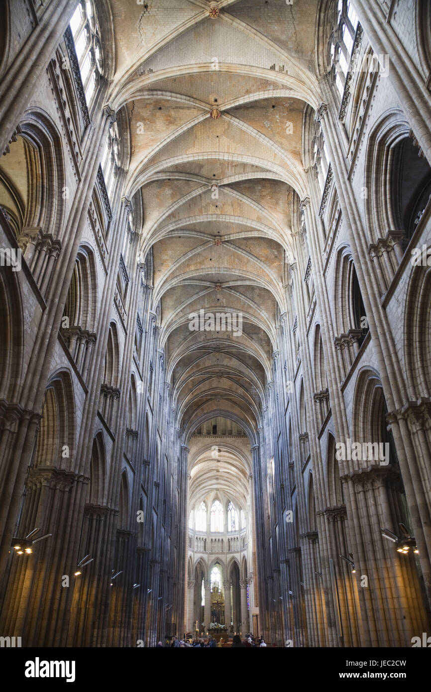 Frankreich, Normandie, Rouen, Kathedrale, innen, Stockfoto