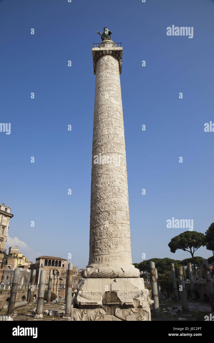 Italien, Rom, Colonna Traiana, Stockfoto