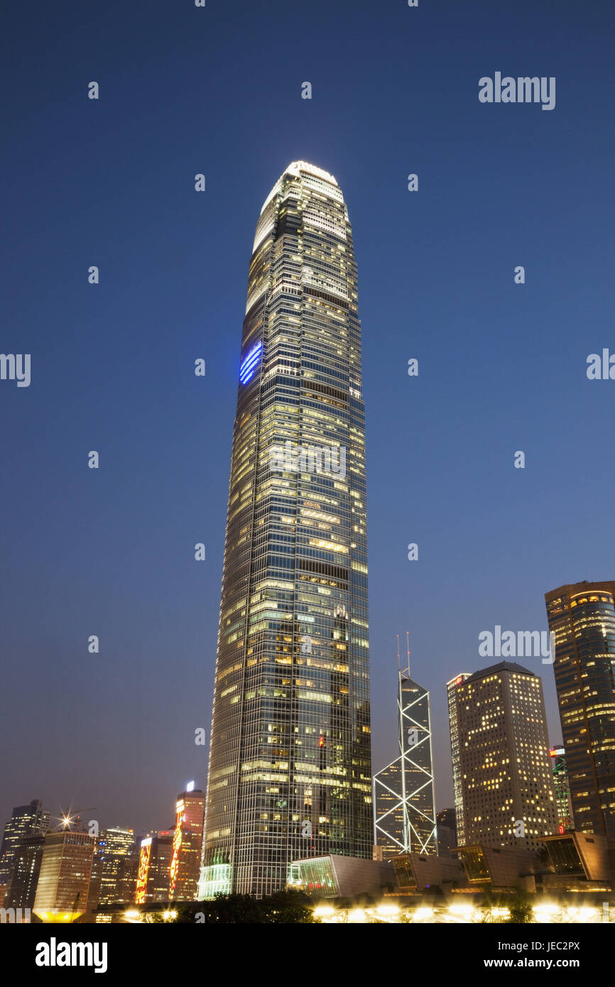China, Hong Kong, Wolkenkratzer, IFC, International Finance Centre, internationales Finanzzentrum Stockfoto