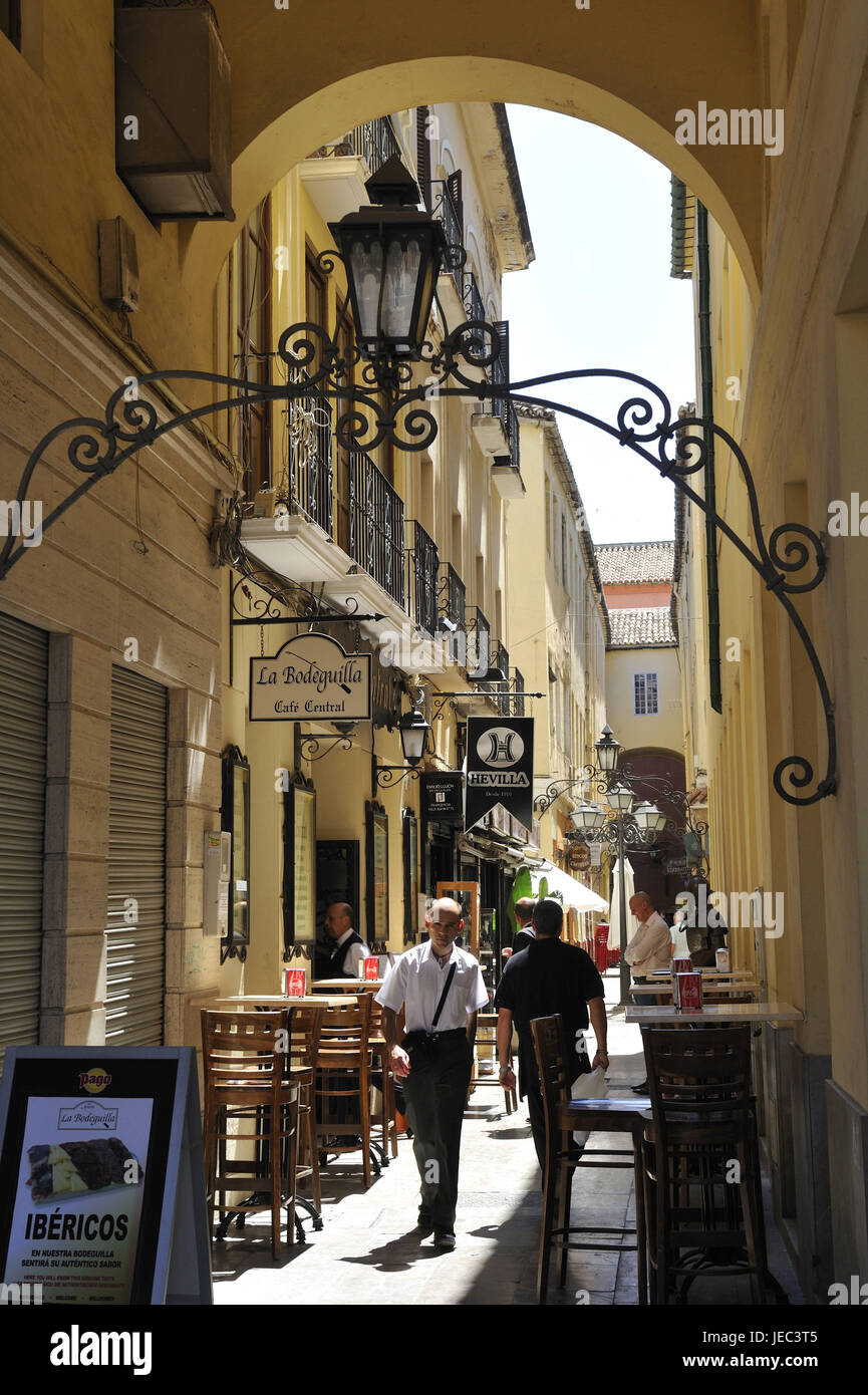 Spanien, Malaga, Pasaje Chinitas, Stockfoto