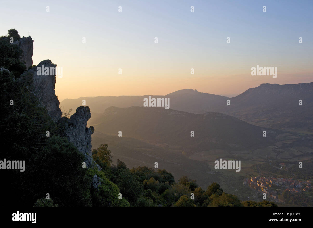 Europa, Frankreich, Aude, bergige Region, Stockfoto