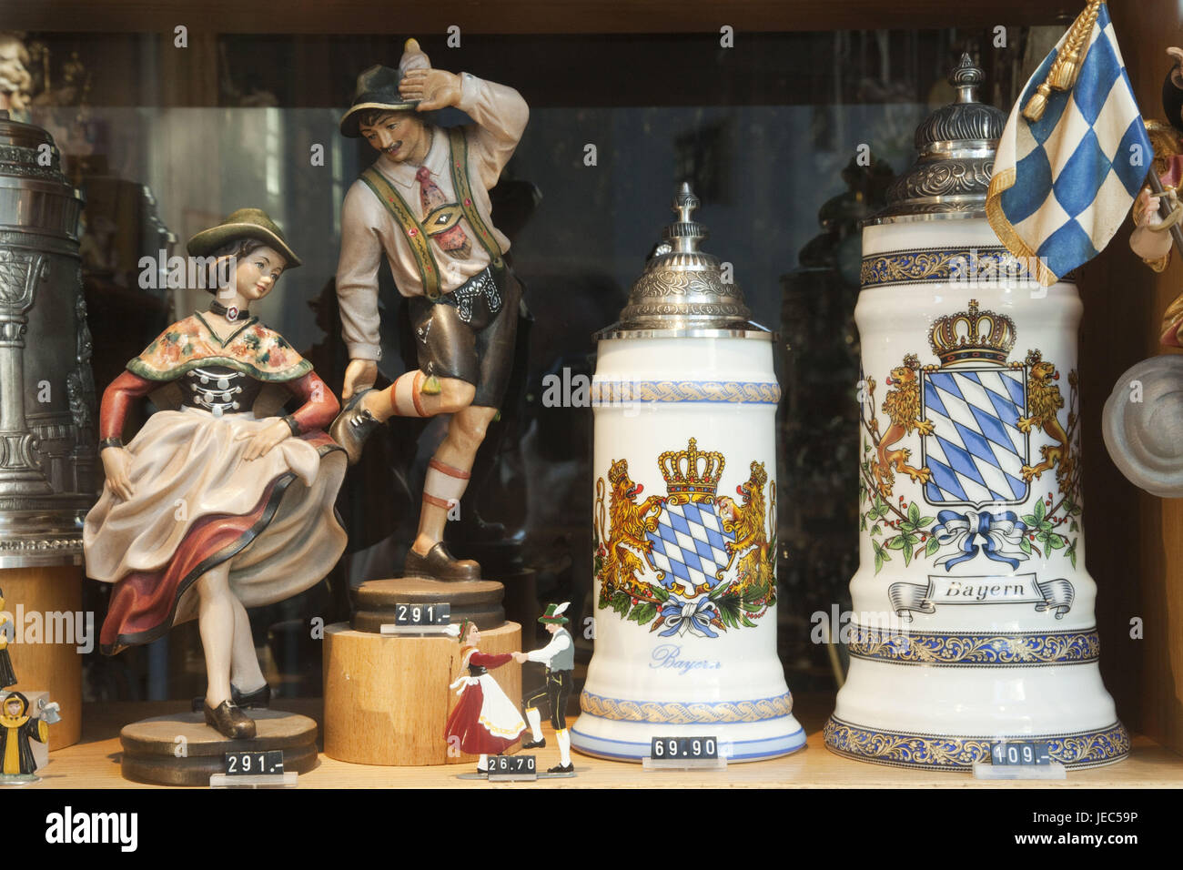 Deutschland, Bayern, München, Speichergeschäfts, Souvenirs, in Bayern, Stockfoto