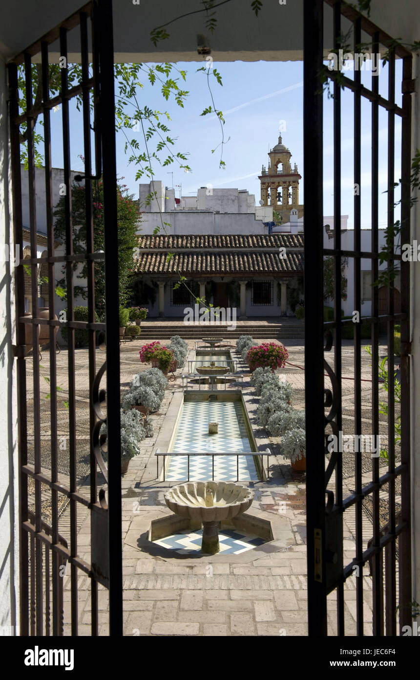 Spanien, Andalusien, Cordoba, Palacio de Viana, Innenhof, Stockfoto