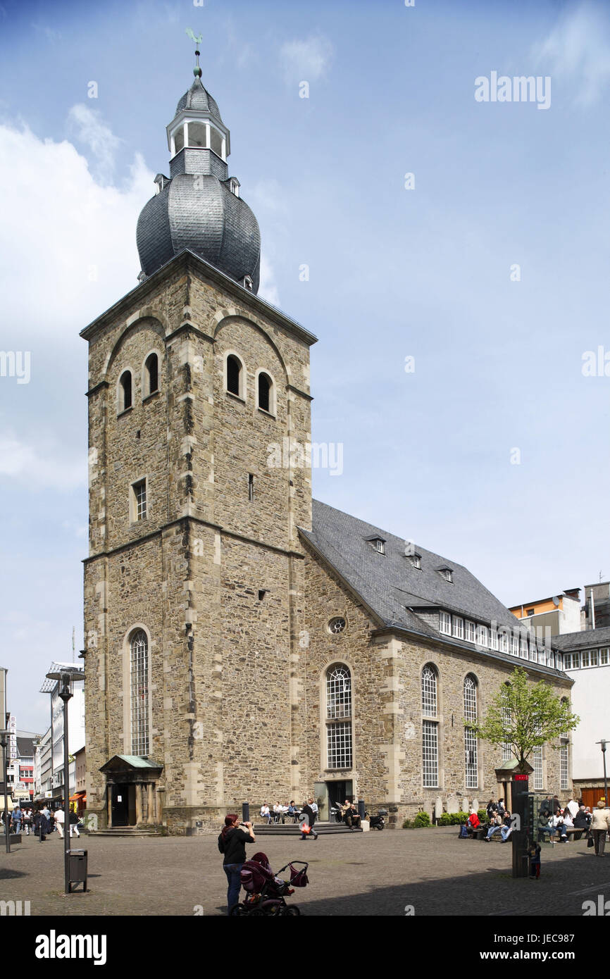 Wuppertal, Nordrhein-Westfalen, Deutschland, Wuppertal-Elberfeld, alte reformierte Kirche, im Außenbereich Stockfoto