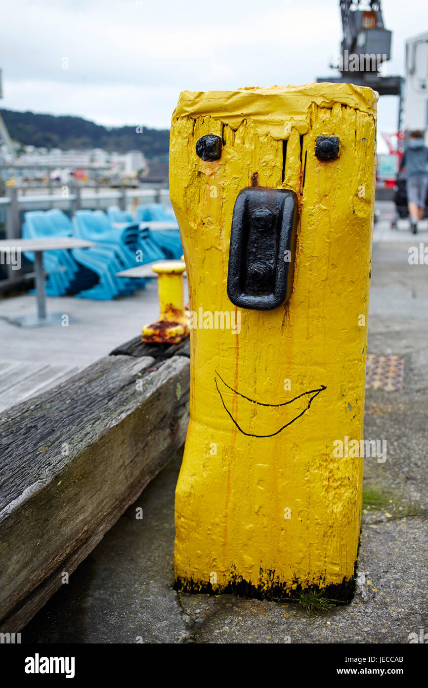 Wellington Street-art Stockfoto