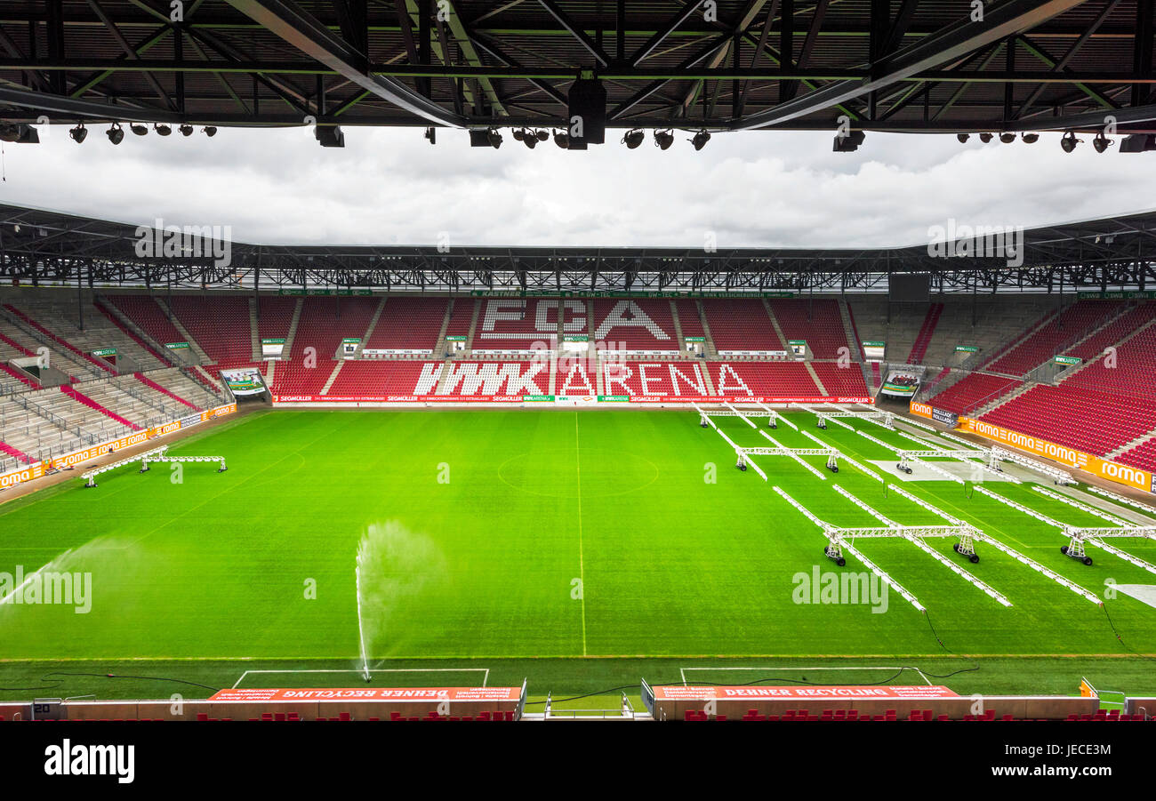 Besuch WWK Arena - das offizielle Stadion des FC Augsburg Stockfoto