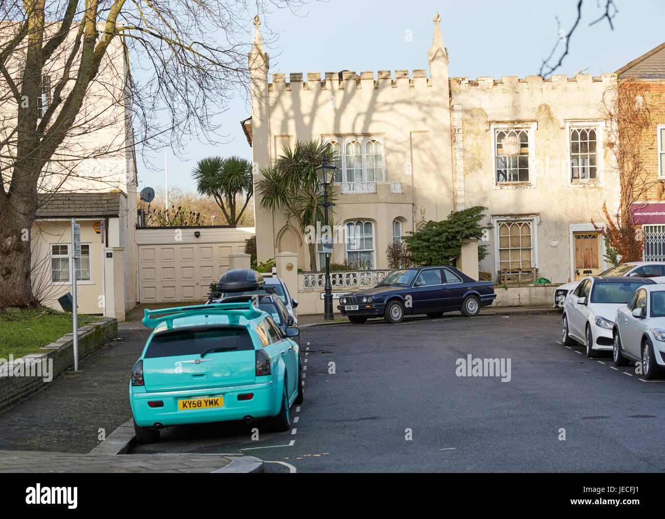 Kew Fuß Road, London, UK Stockfoto