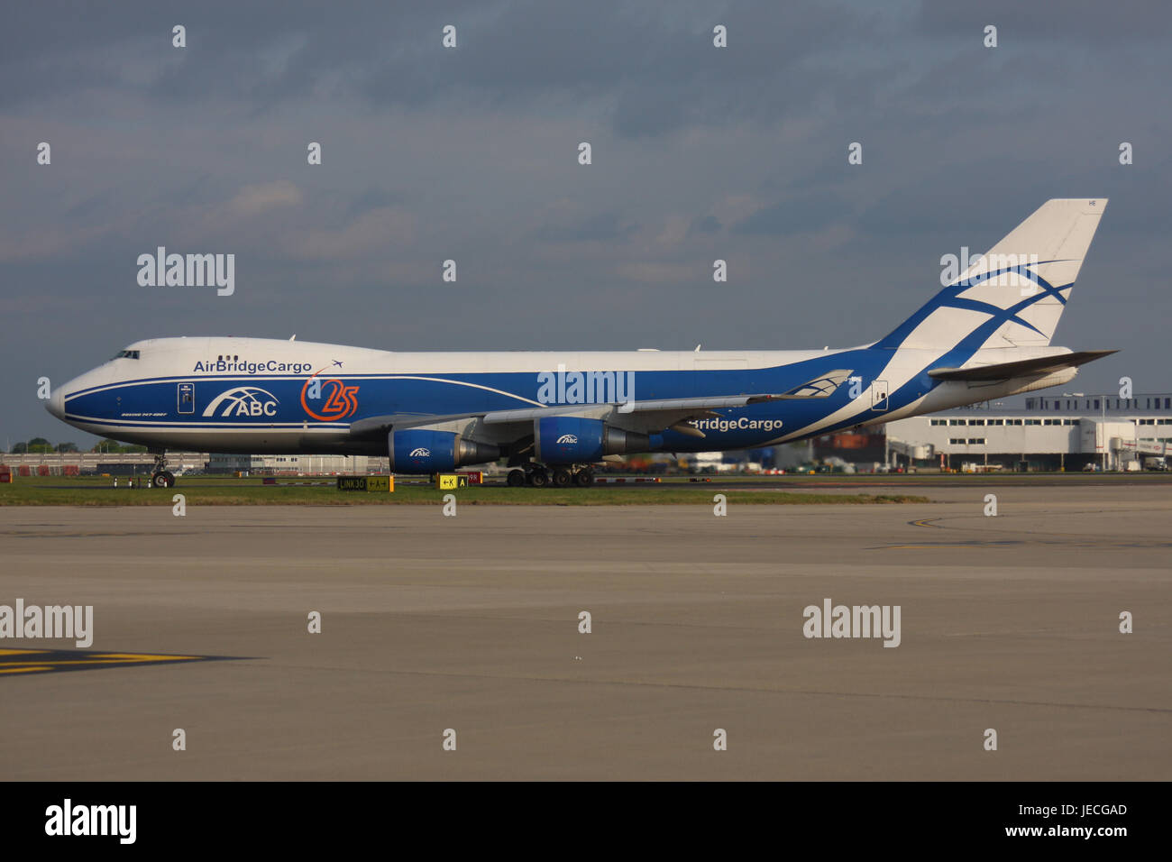 AIR BRIDGE CARGO 747 Stockfoto