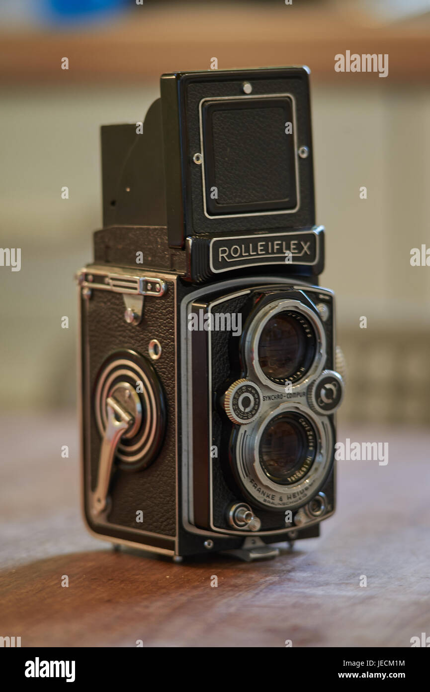 Rolleiflex MX EVS TLR Kamera Stockfoto