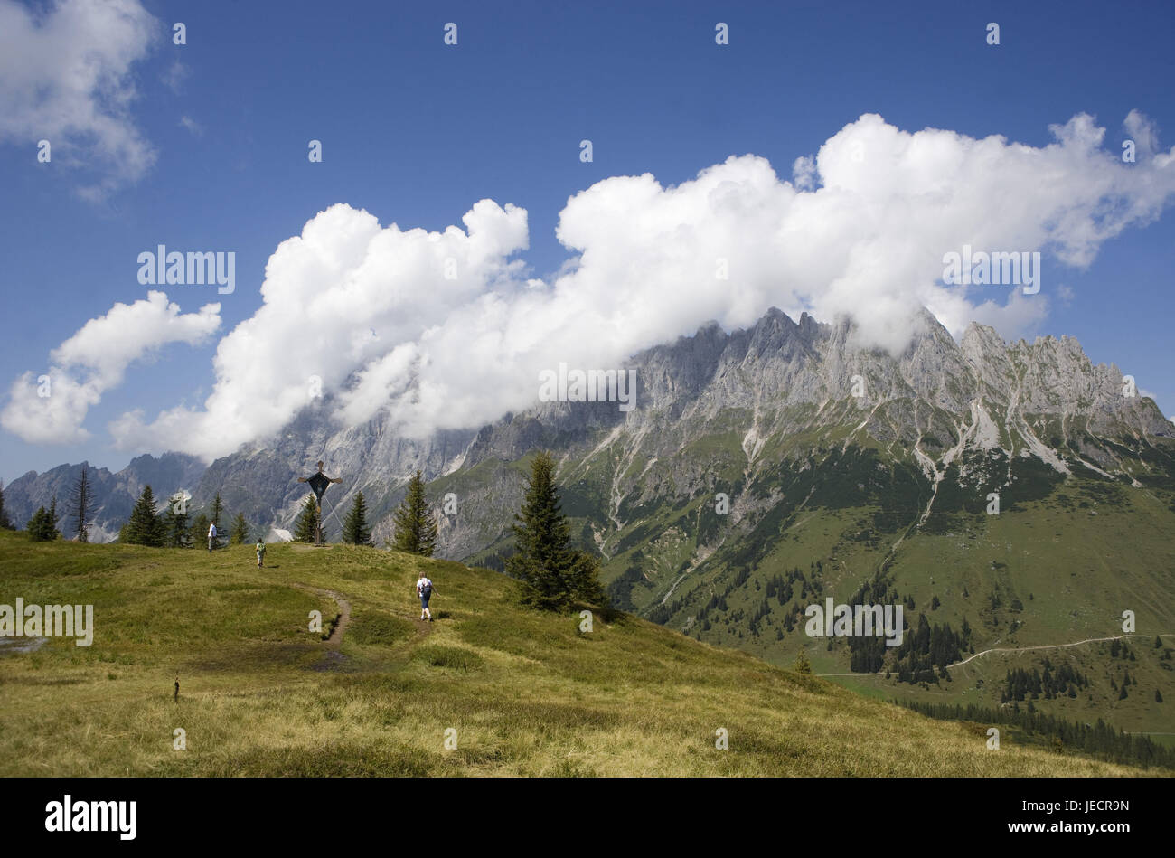 Österreich, Salzburg, brook Mühl, Berglandschaft, Stockfoto