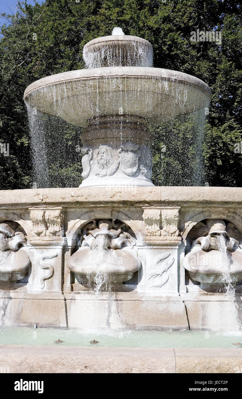 Deutschland, Oberbayern, München, Raum Lenbach, Wittelsbacher Brunnen
