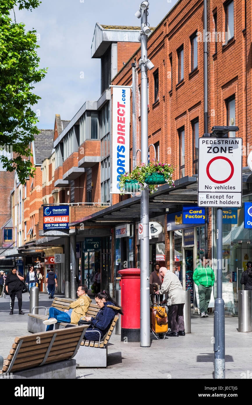 Harrow Stadtzentrum, Vorort in North West London, England, Vereinigtes Königreich Stockfoto