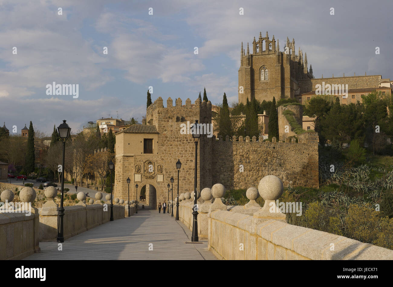 Spanien, Region Kastilien-La Mancha, Toledo, Puente San Martin, Stockfoto