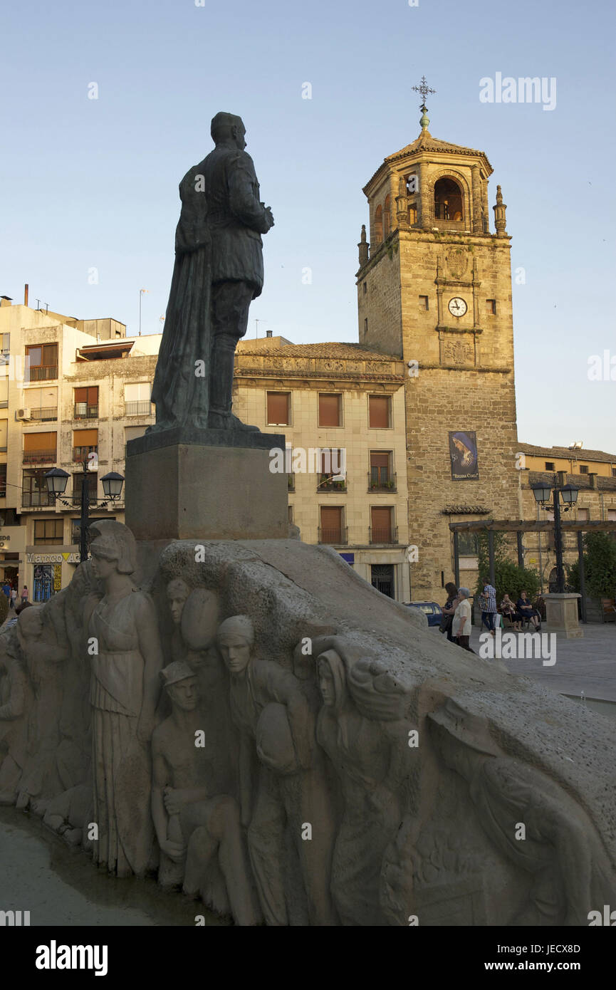 Spanien, Andalusien, andalusische Ubeda quadratisch, Kirche Santissima Trinidad, Denkmal, Stockfoto