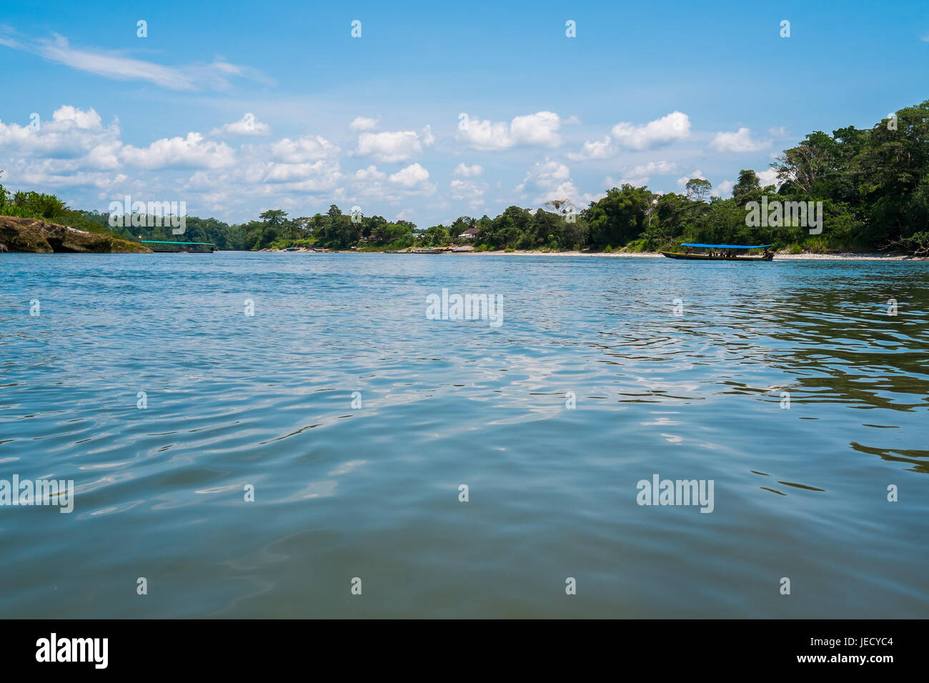 Rio Napo in Misahualli, Amazonas, Ecuador Stockfotografie Alamy