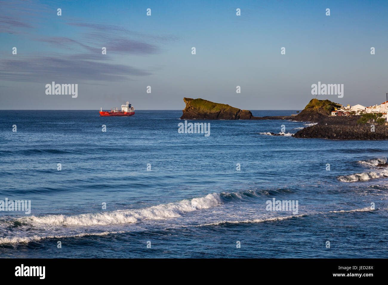 Küste Sao Rogue auf der Insel Sao Miguel, Azoren Archipel im Atlantik, die zu Portugal gehören Stockfoto