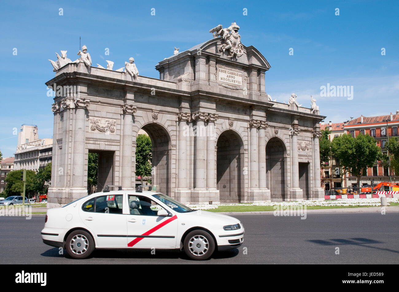 Alcalá. Madrid, Spanien. Stockfoto