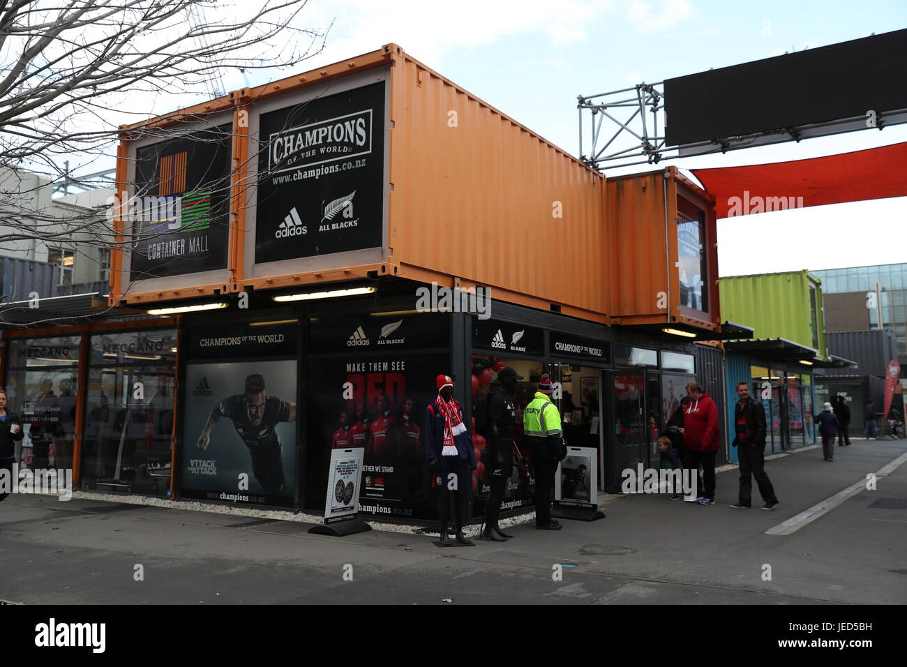 Ein Adidas Store in Christchurch, Neuseeland Stockfoto