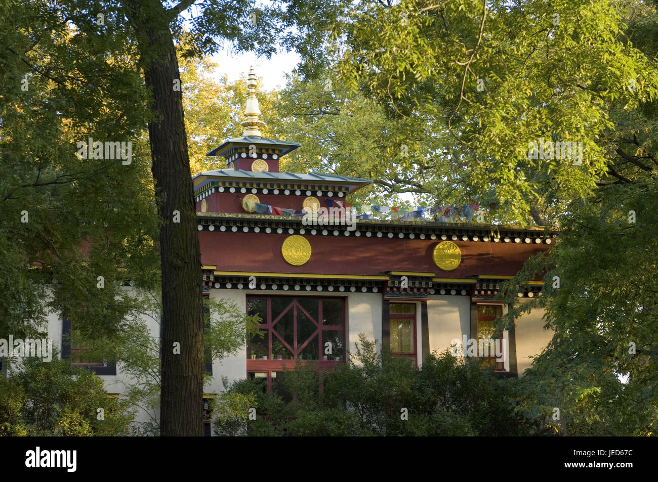 Frankreich, Paris, Bois de Vincennes, international Buddhist Institute, Stockfoto