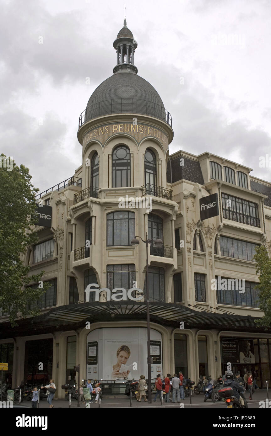 Frankreich, Paris, Gebäude, Fnac Ternes, Tourist, Stockfoto
