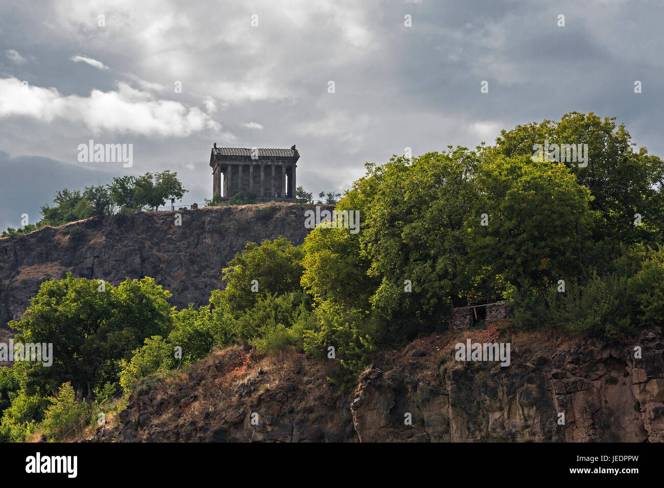 Garni Tempel in Garni, Armenien. Stockfoto