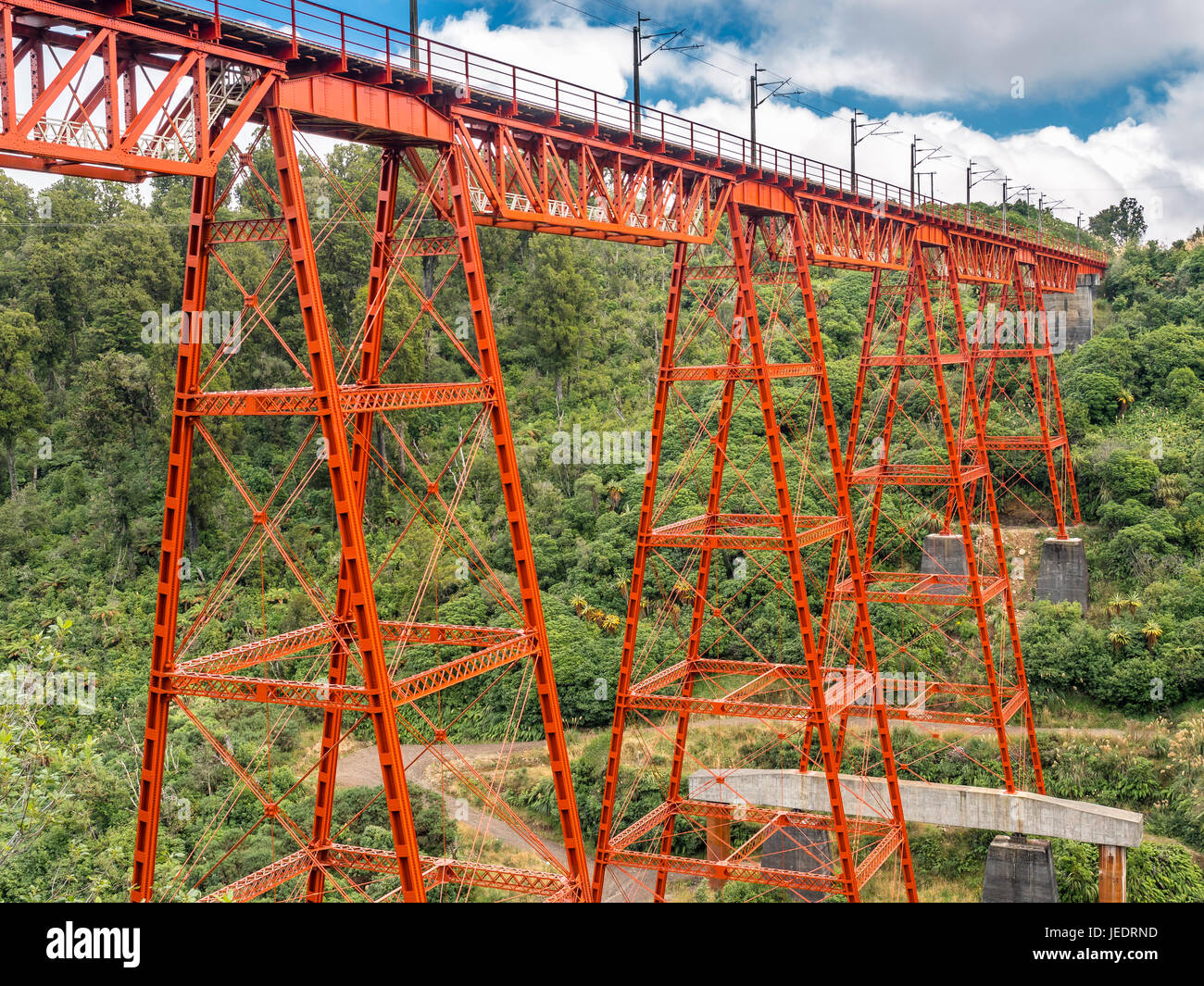 Neuseeland, Nordinsel, Tongariro National Park, Makatote Viadukt Stockfoto