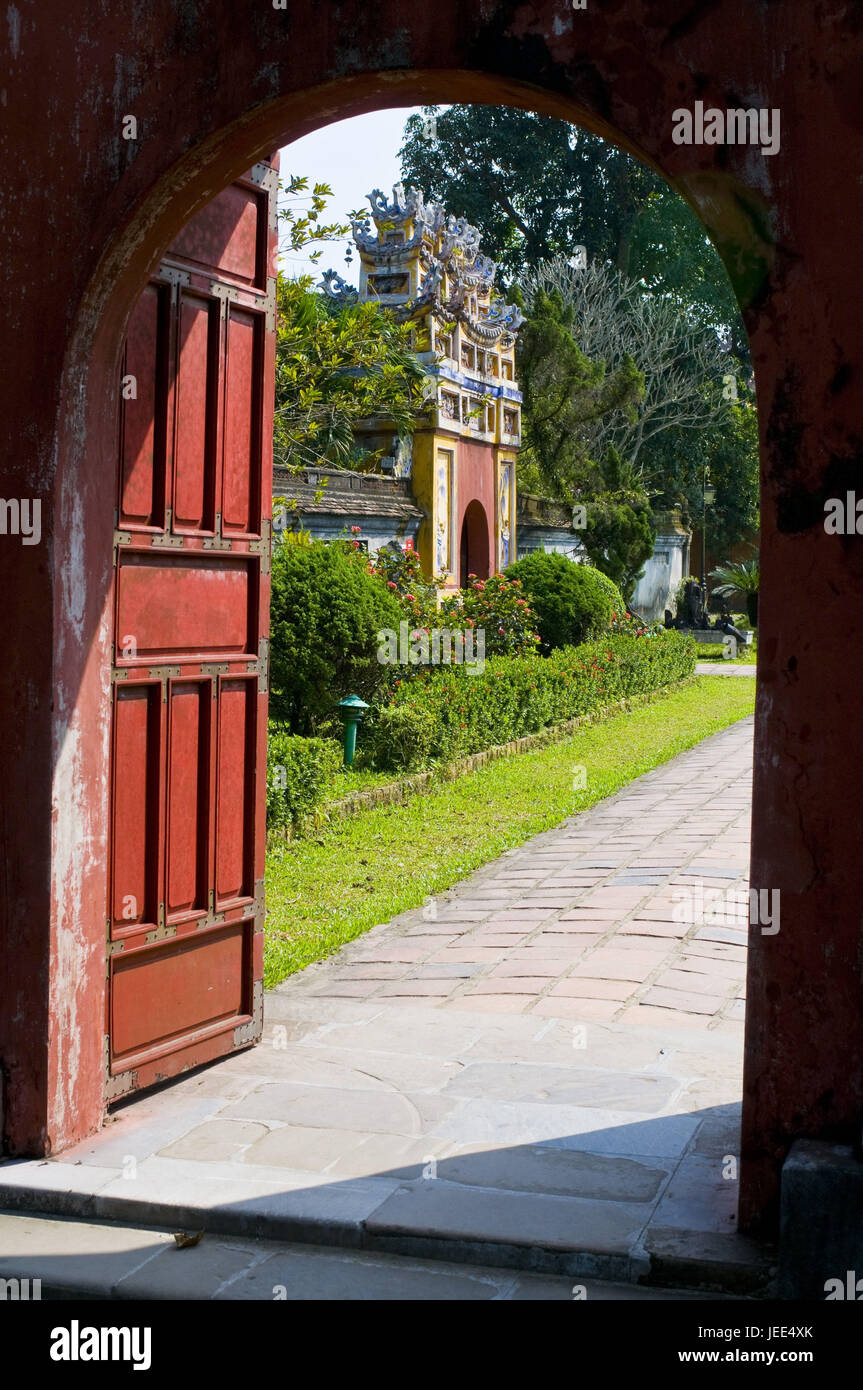 Ziel der auf Mieu Tempel, Gee, Vietnam, Stockfoto