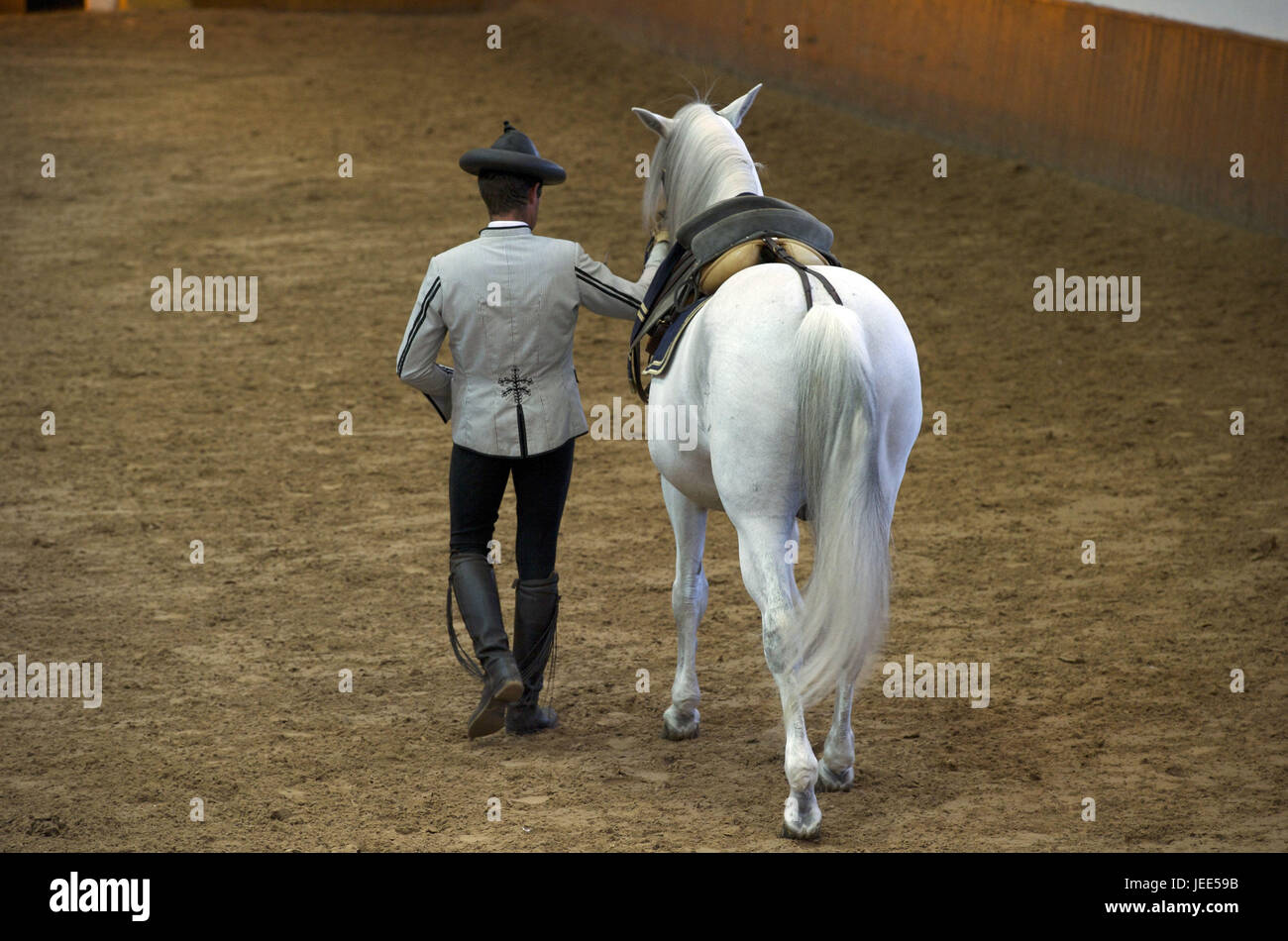 Spanien, Andalusien, Provinz Cadiz, Jerez De La Frontera, bluten von der Königlich-andalusischen Reitschule, Stockfoto