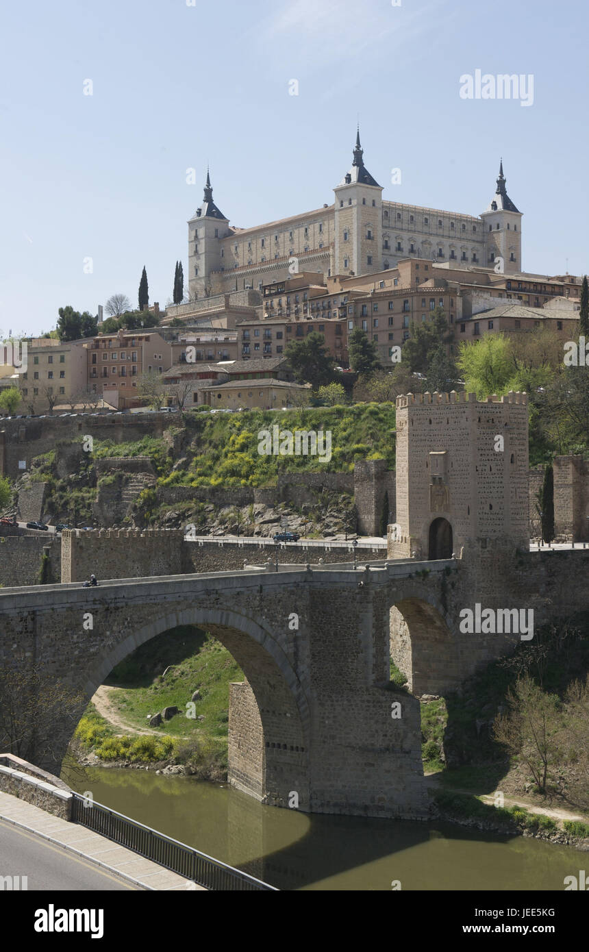 Spanien, Region Kastilien-La Mancha, Toledo, Festung Alcazar, Stockfoto