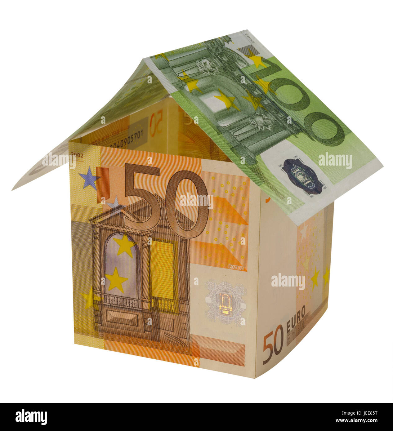 Bau Eines Hauses Banknoten Bau Bau Ein Haus Architektur Bauen Shell Modell Modell Immobilien Architektur Haus Symbol Einfamilienhaus Gebaude Bau Ein Haus Haus Kaufen Shop Euro Eurolight Banknoten Stockfotografie Alamy