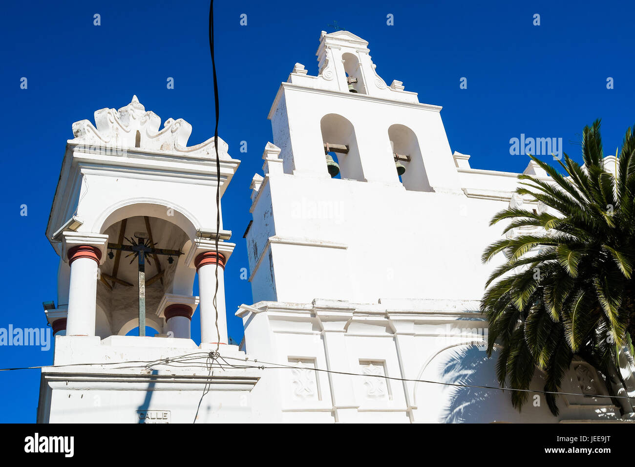 Die Kirche La Merced in der Innenstadt von Sucre, Bolivien Stockfoto