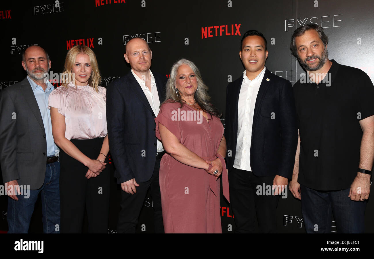 Netflix Comedy-Panel für Ihre Überlegung Veranstaltung - Ankünfte mit: Victor Fresco, Chelsea Handler, BIll Burr, Marta Kauffman, Alan Yang, Judd Apatow wo: Beverly Hills, Kalifornien, Vereinigte Staaten, wann: 24. Mai 2017 Kredit: FayesVision/WENN.com Stockfoto