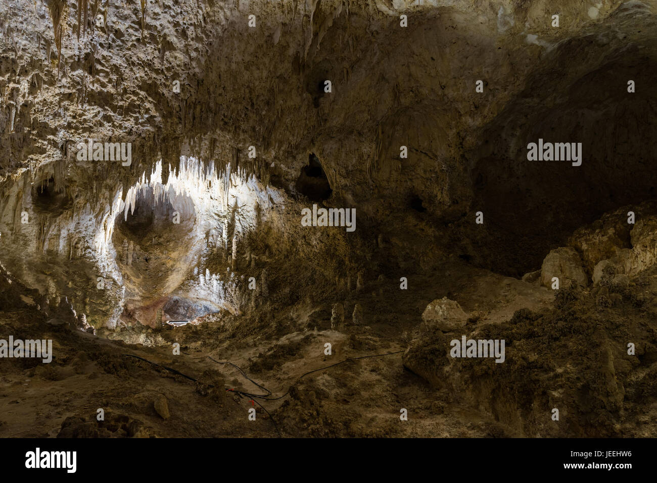 Carlsbad Caverns Felsformationen. New Mexico Stockfoto