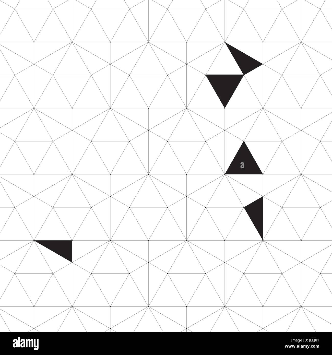 Japanische Muster nahtlos. Schwarz / weiß geometrischen Vektor und Hintergrund. Stock Vektor