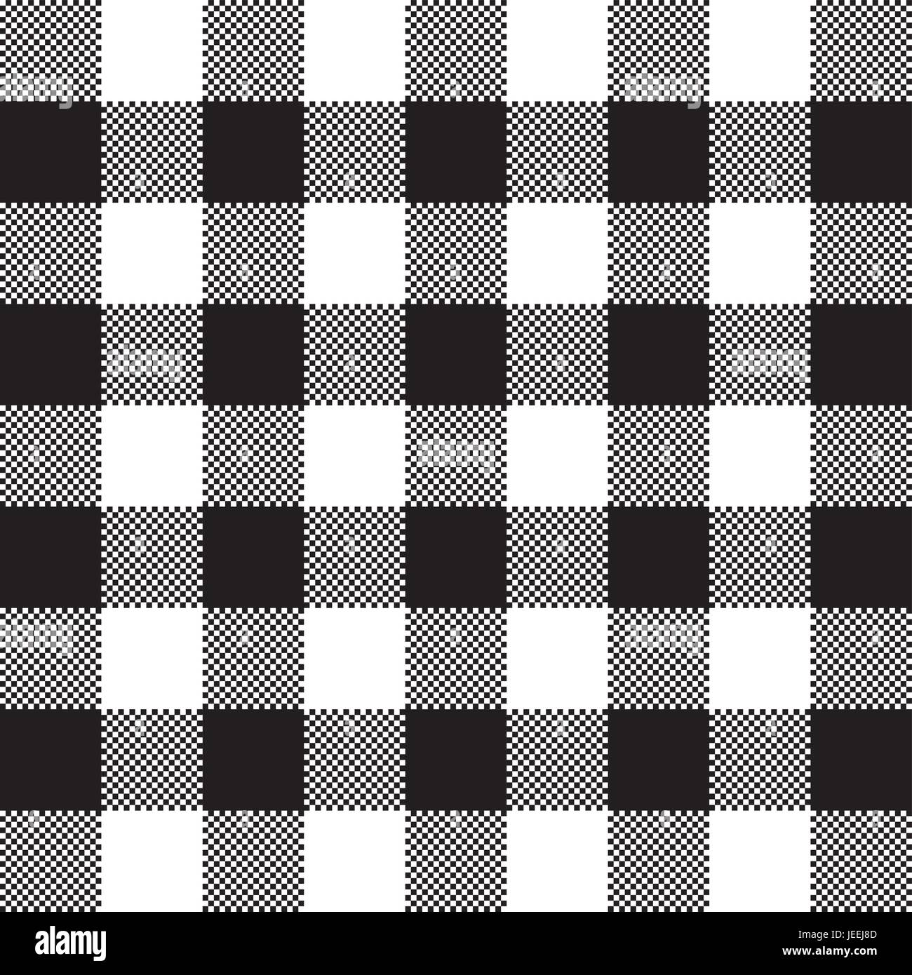 Japanische Muster nahtlos. Schwarz / weiß geometrischen Vektor und Hintergrund. Stock Vektor