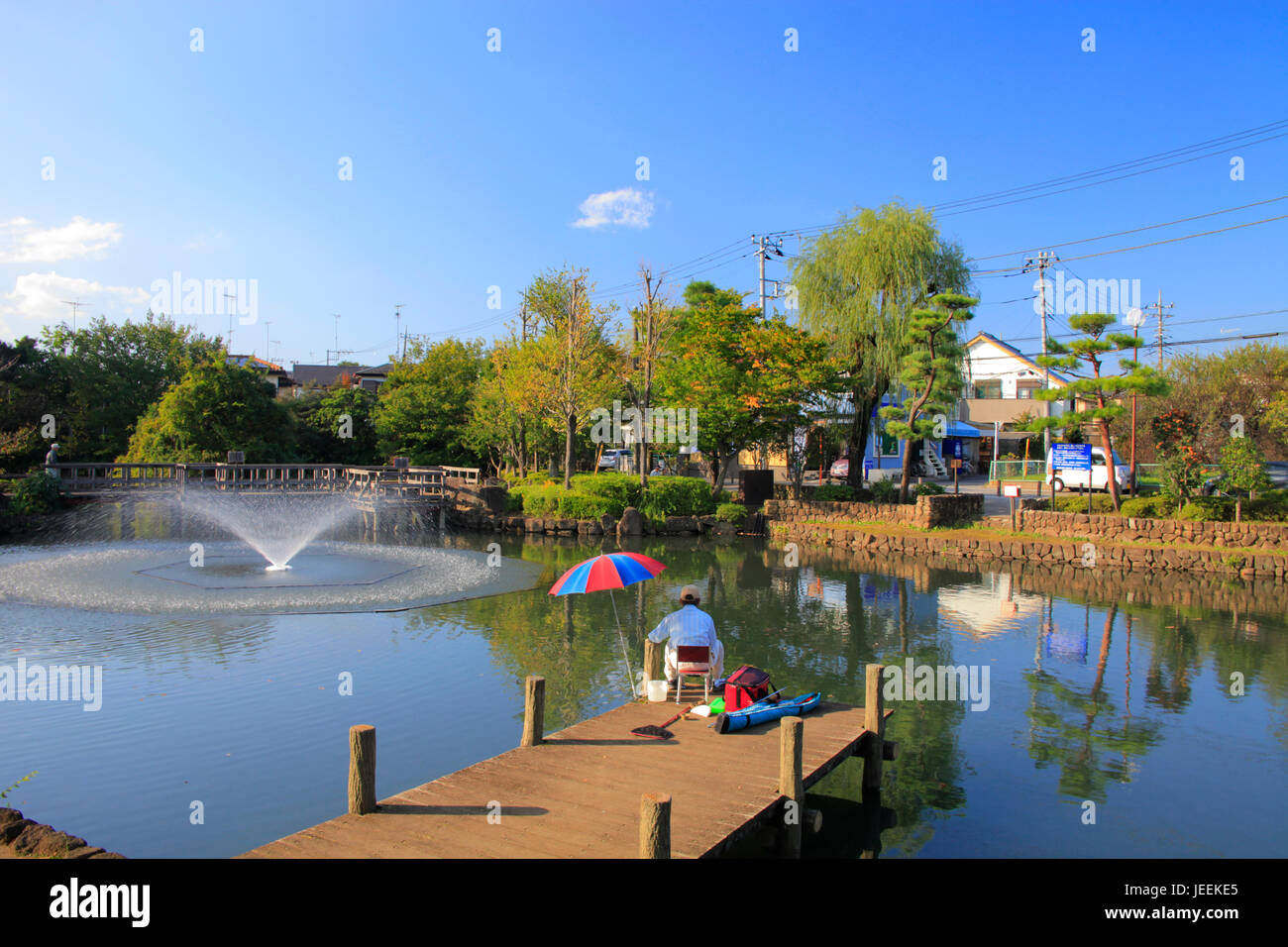 Sayama-Ike Koen Park in Tokio Mizuho-machi Stockfoto