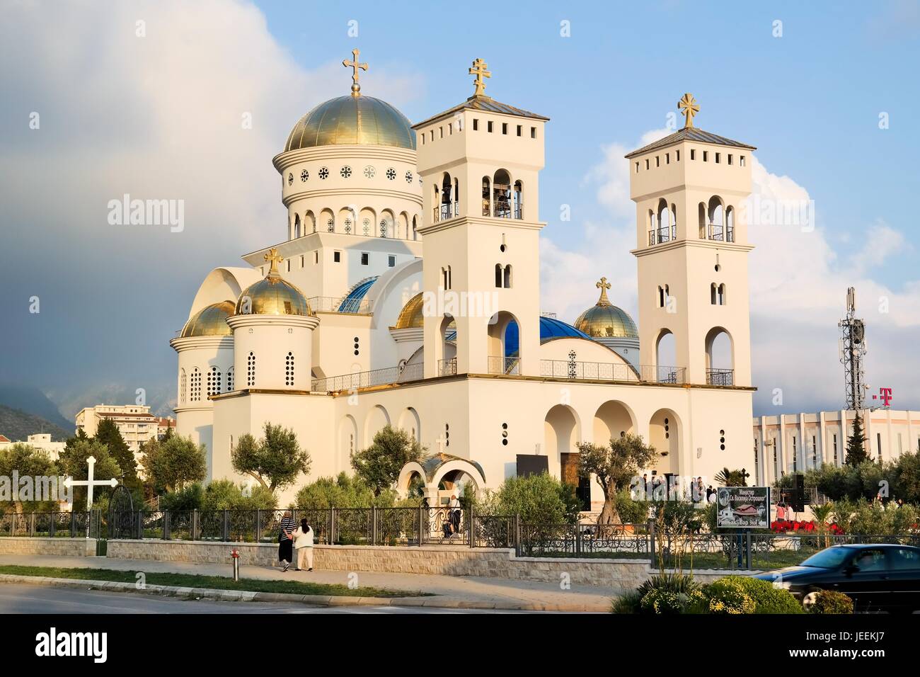 Orthodoxe Kirche in der Stadt Bar, Montenegro Stockfotografie Alamy