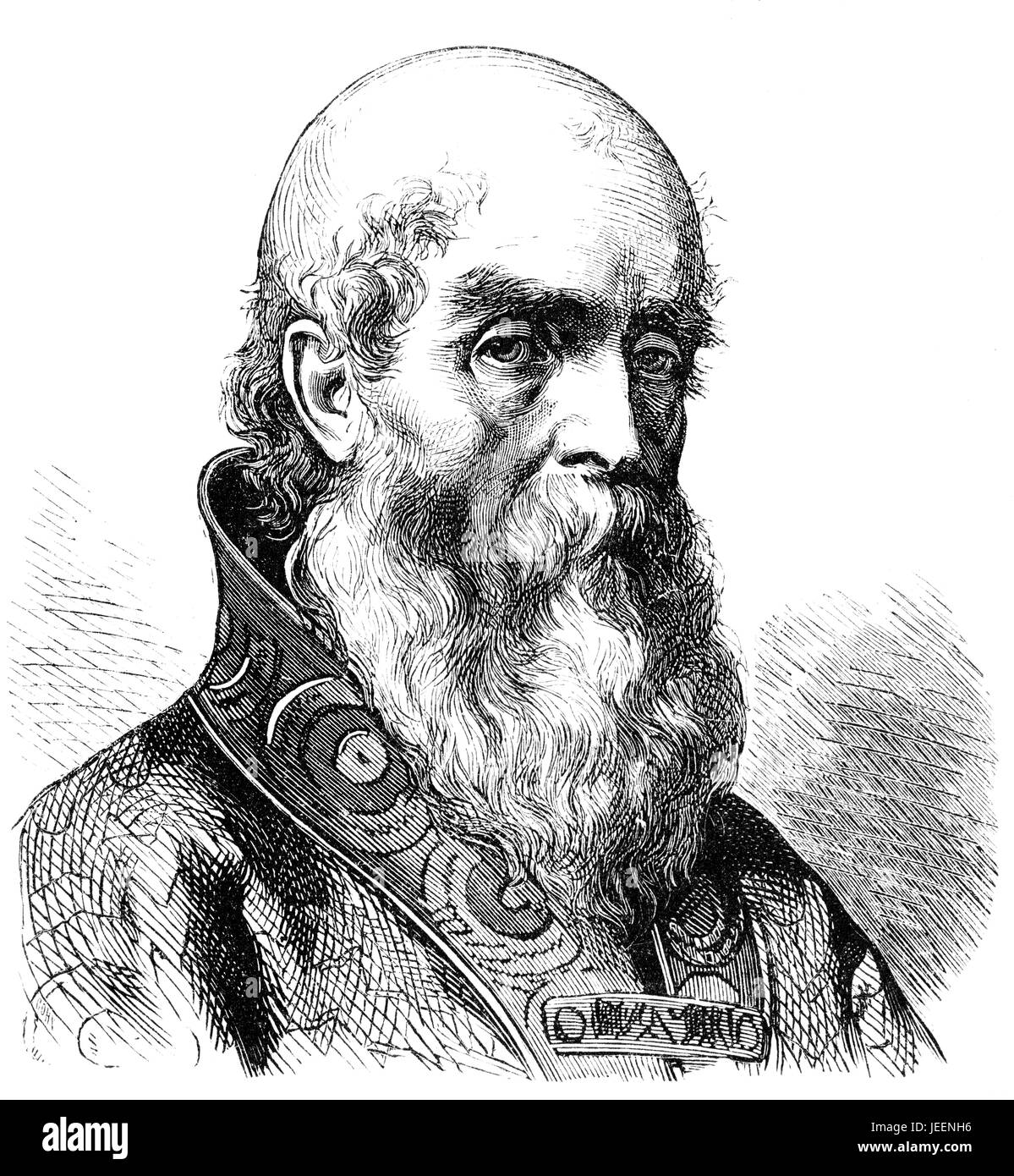 Papst Boniface III., Papst von 19 Februar 607 bis seinen Tod am 12 November 607 Stockfoto