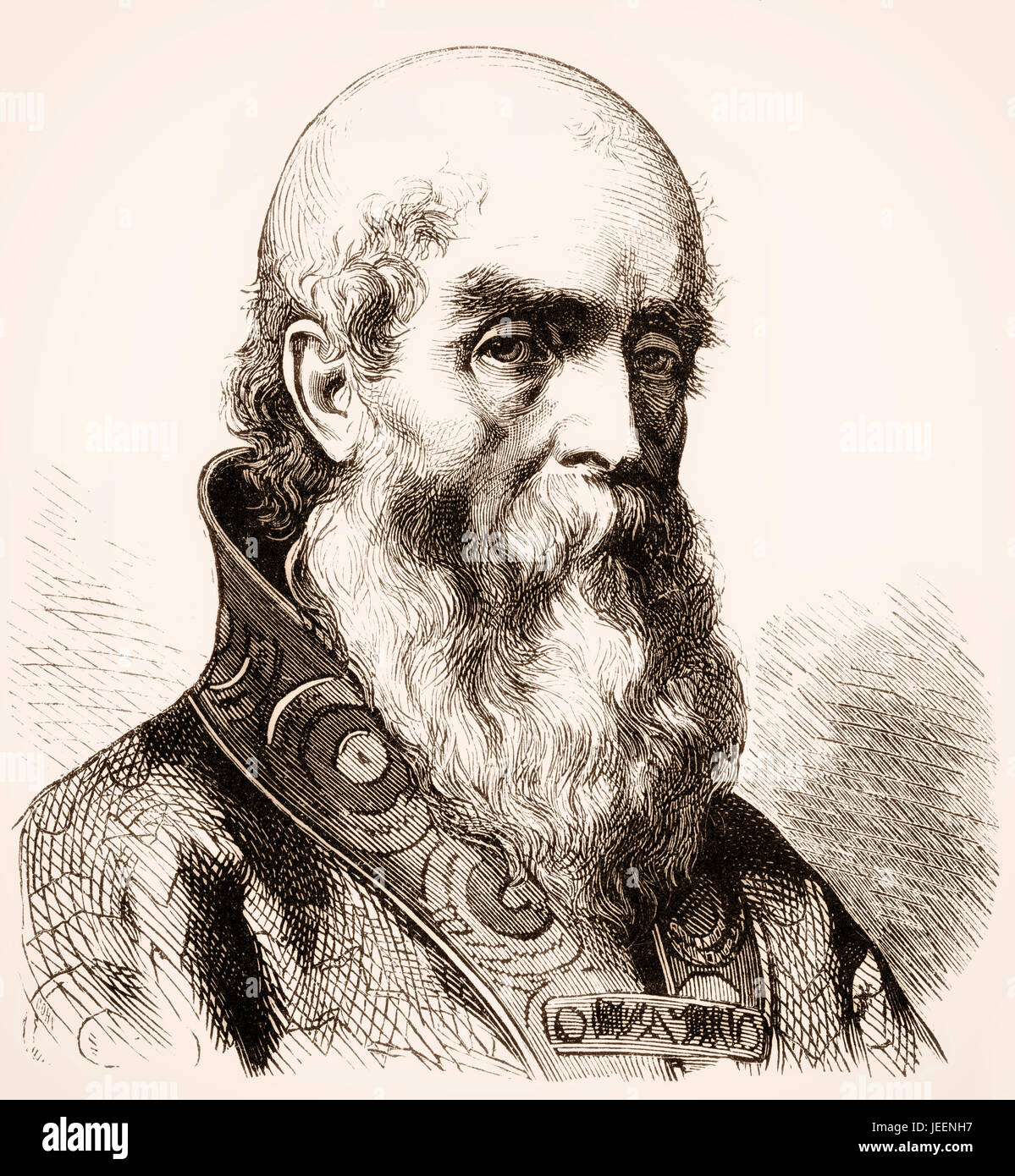Papst Boniface III., Papst von 19 Februar 607 bis seinen Tod am 12 November 607 Stockfoto