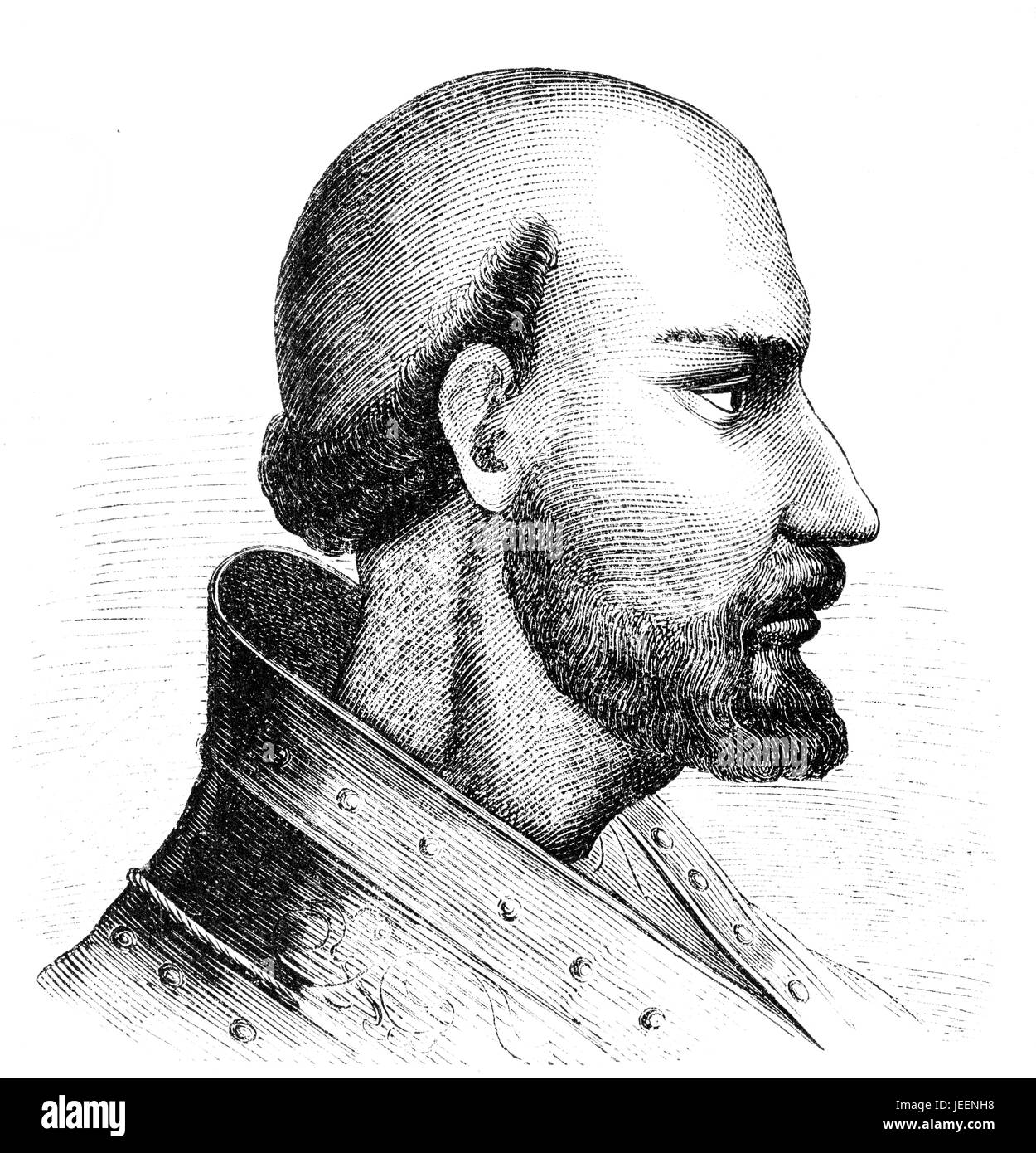 Papst Theodore I, war Papst von 24 November 642 bis zu seinem Tod im Jahr 649 Stockfoto